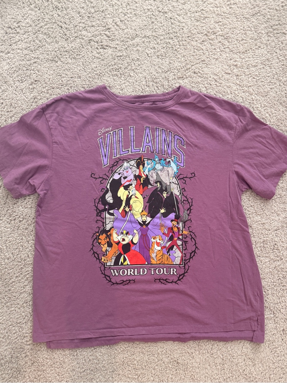 Disney Purple Villains World Tour Graphic Tee